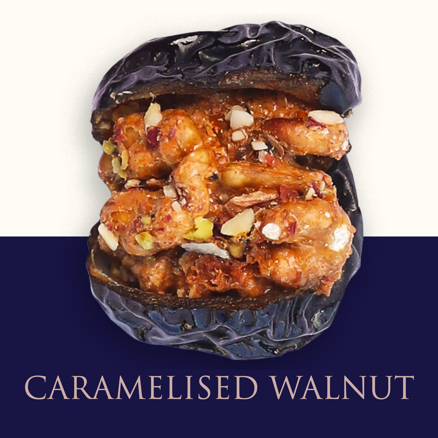 Caramelised walnut