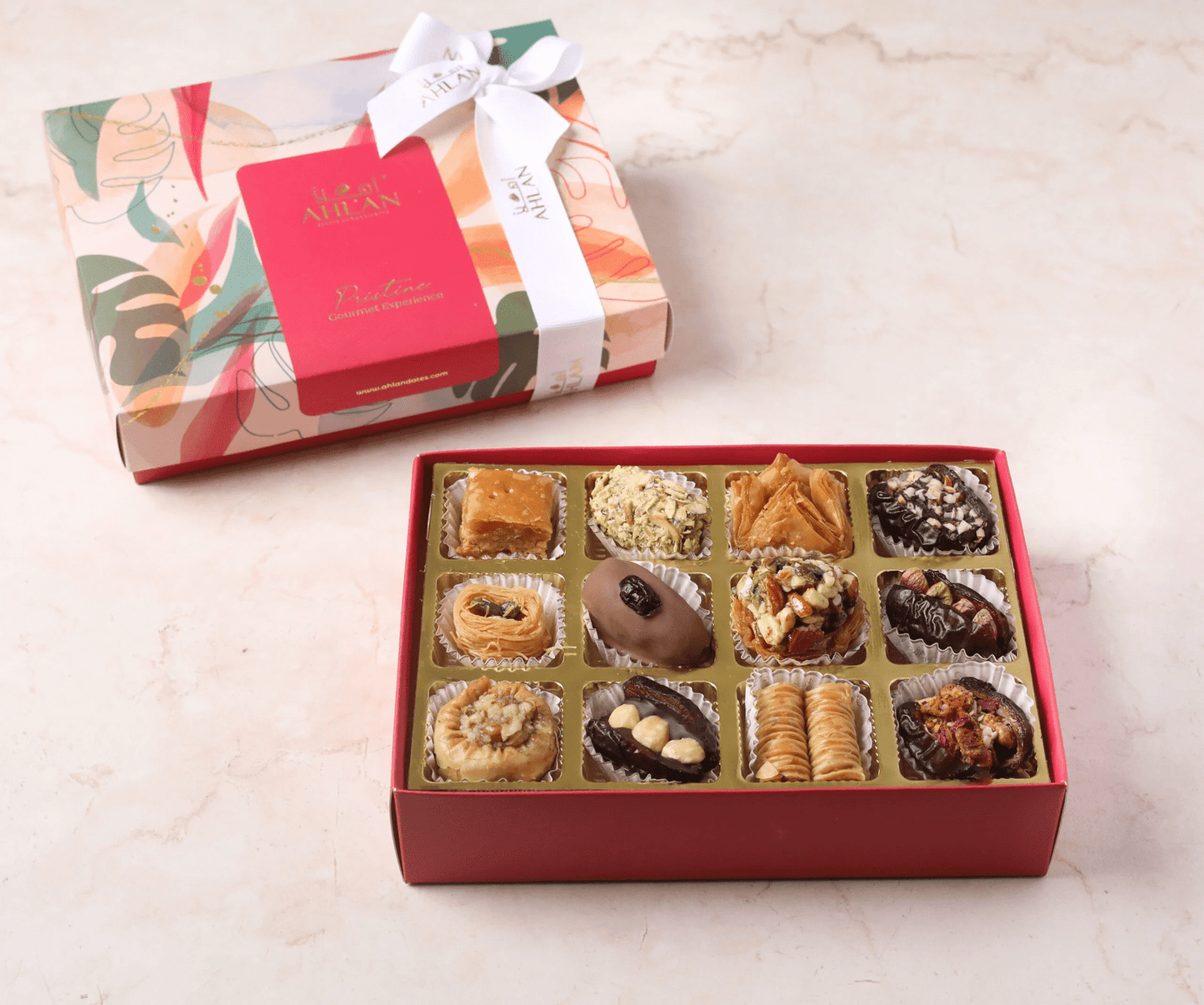 Mediterranean Baklava & Filled/ Coated Dates Assorted Box - Ahlan Dates - 2