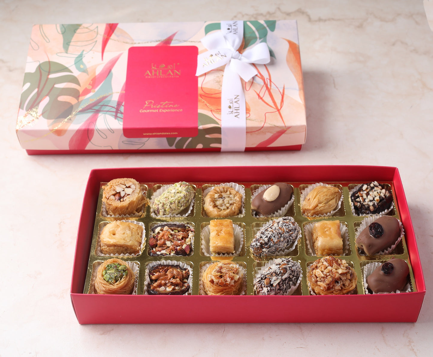 Mediterranean Baklava & Filled/ Coated Dates Assorted Box - Ahlan Dates - 2