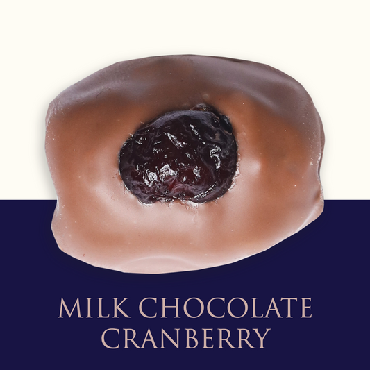 Ajwa milk chocolate cranberry
