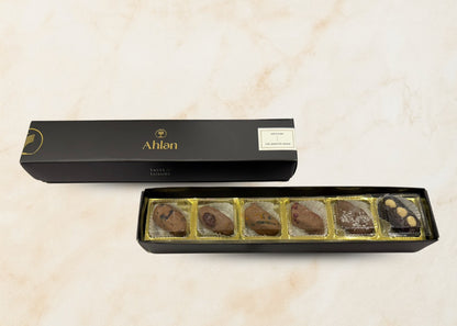 Filled & Coated Dates Assorted Box of 6