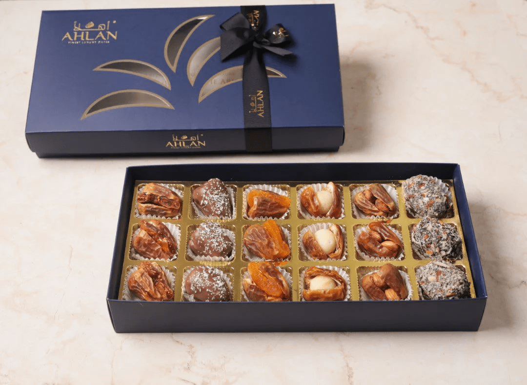 Filled & Coated Sukkary Dates Assorted Box - Ahlan Dates - 2