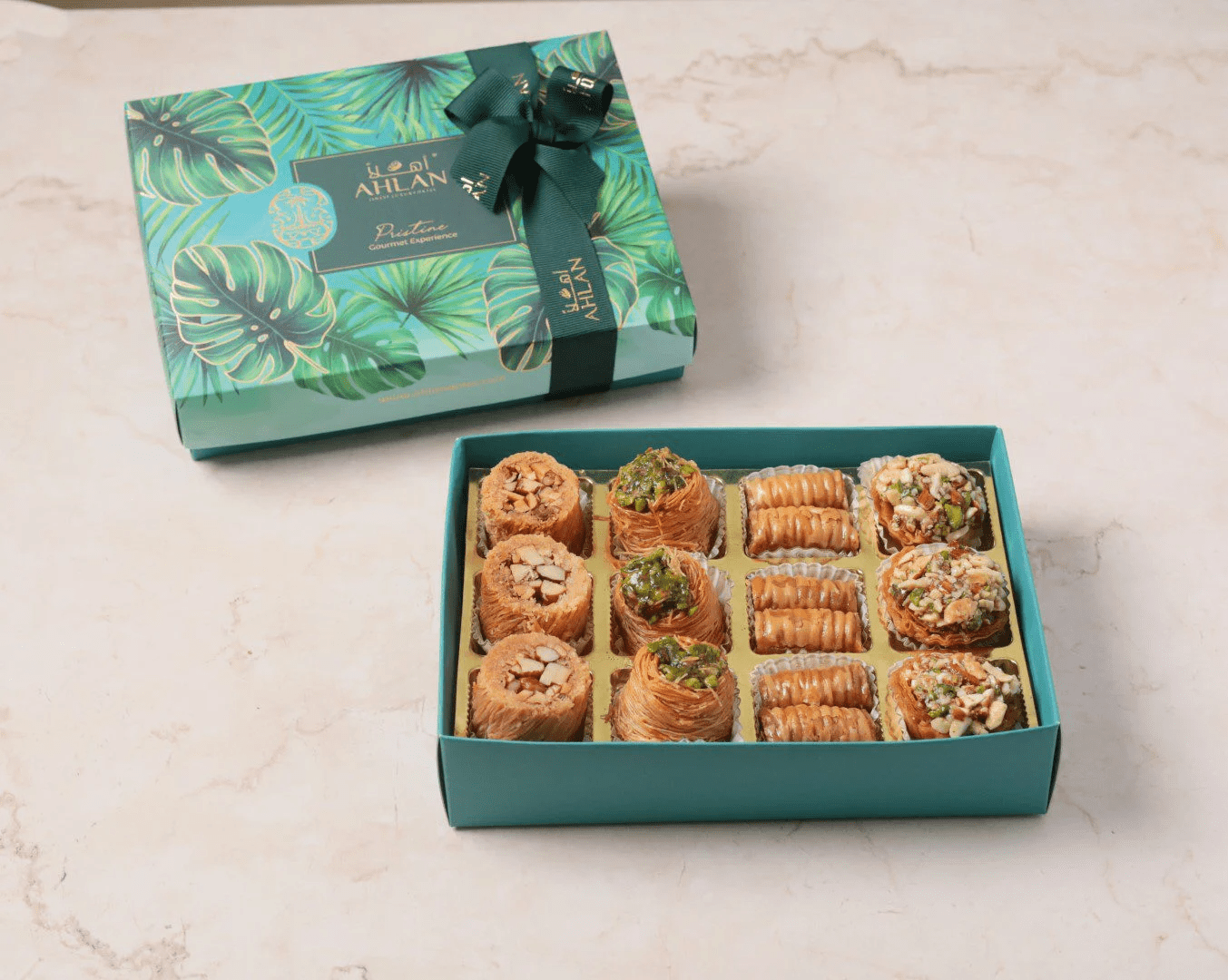 Mediterranean Baklava Assorted Box - Ahlan Dates - 2