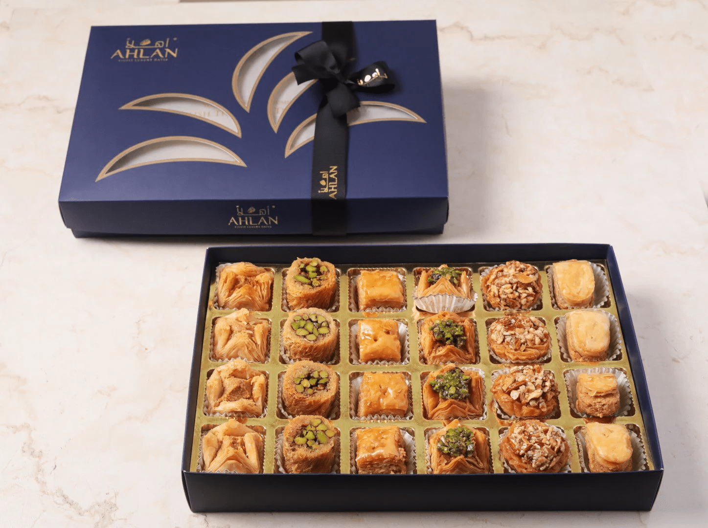 Mediterranean Baklava Assorted Box - Ahlan Dates - 2