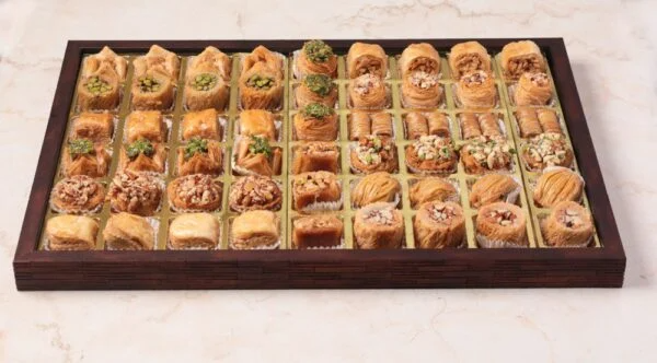 Ligneous Tray Hamper Mediterranean Baklava