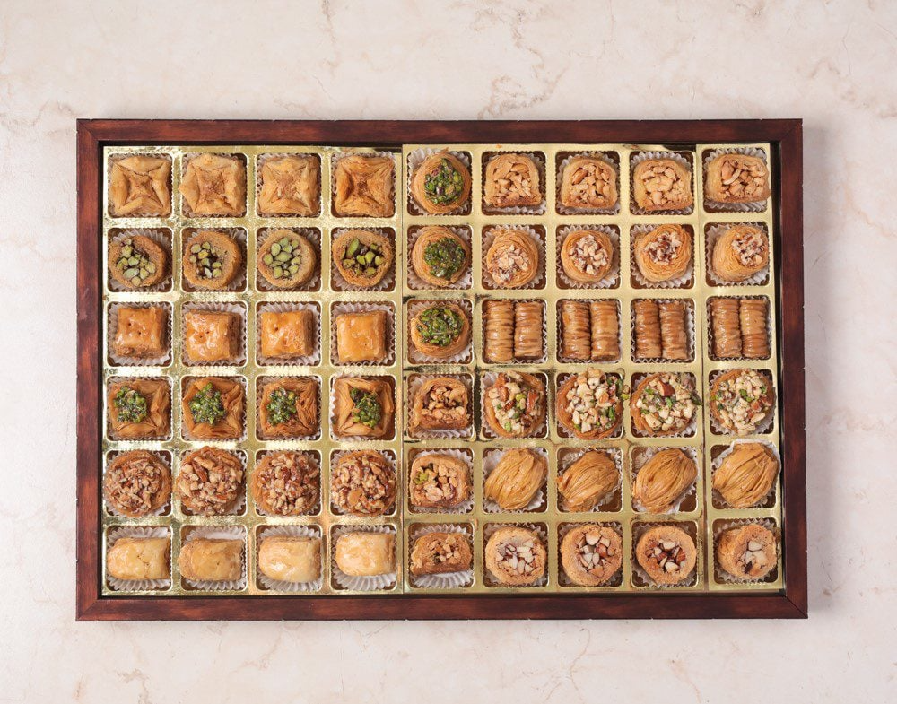 Ligneous Tray Hamper Mediterranean Baklava