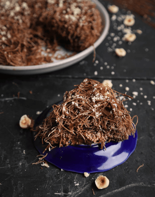Hazelnut Chocolate Kunafe - Ahlan Dates - 2