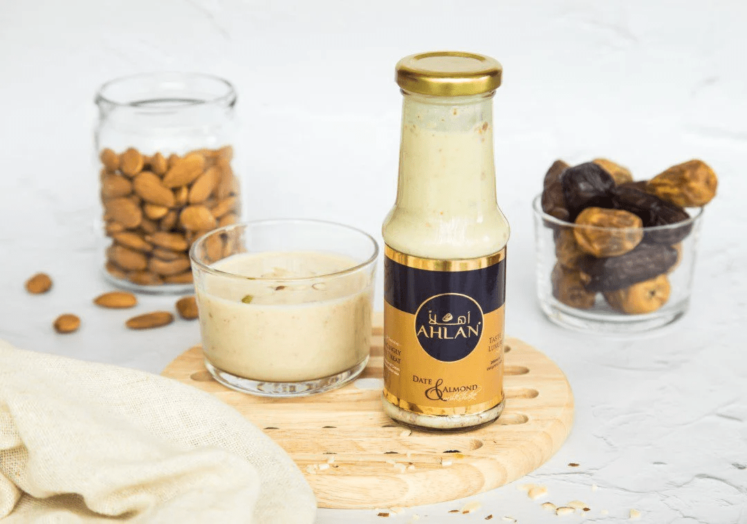 Ahlan Dates & Almonds Milkshake 200Ml Btl - Ahlan Dates - 2